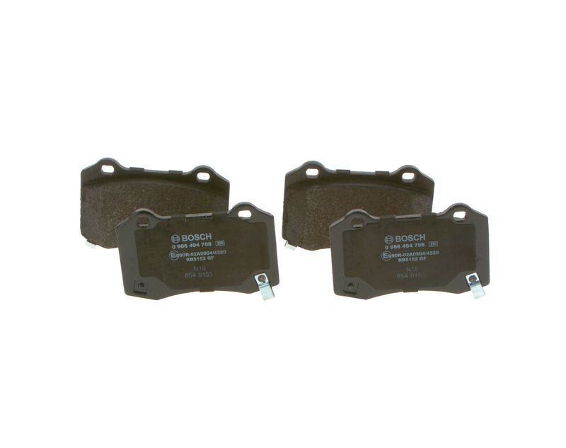 Brake Pad Set, disc brake BOSCH 0 986 494 708