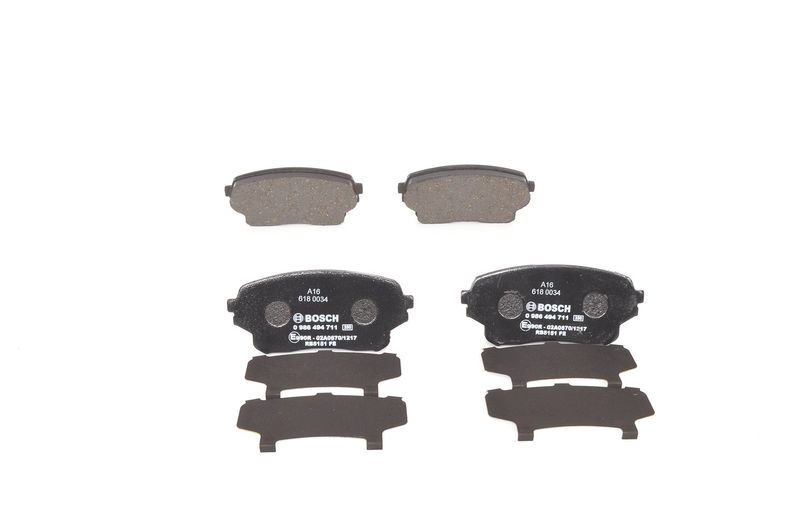 Brake Pad Set, disc brake BOSCH 0 986 494 711