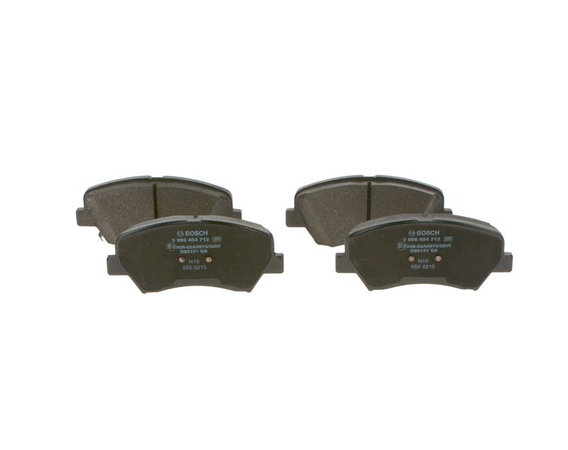 Brake Pad Set, disc brake BOSCH 0986494712