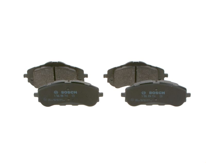 Комплект гальмівних накладок, дискове гальмо BOSCH 0986494714