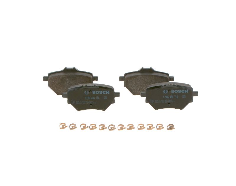 Brake Pad Set, disc brake BOSCH 0986494716