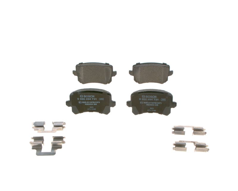 Brake Pad Set, disc brake BOSCH 0986494731