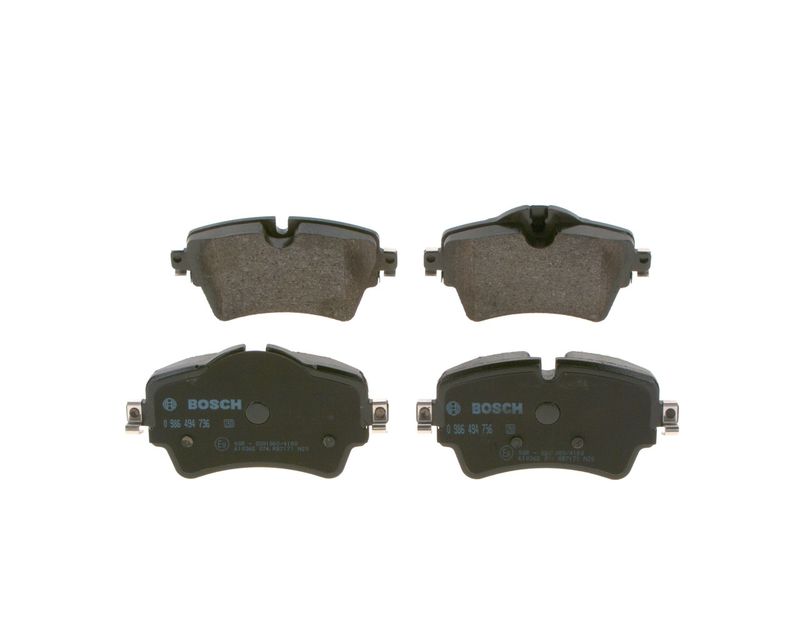 Brake Pad Set, disc brake BOSCH 0986494736