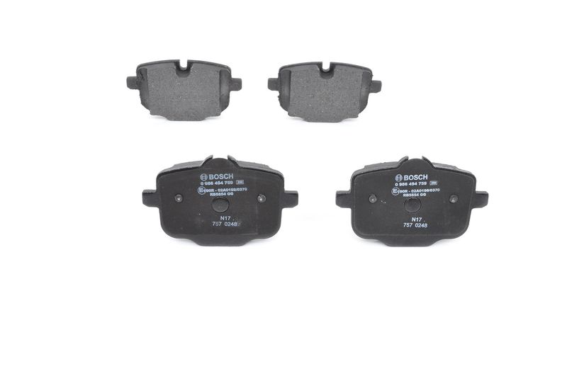 Brake Pad Set, disc brake BOSCH 0 986 494 759