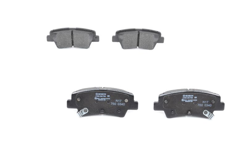 Brake Pad Set, disc brake BOSCH 0986494768