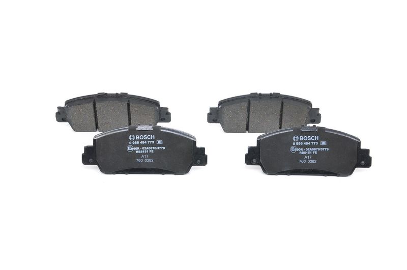 Brake Pad Set, disc brake BOSCH 0 986 494 773