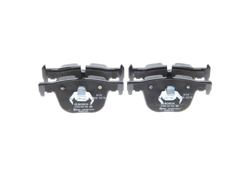 Brake Pad Set, disc brake BOSCH 0 986 494 786