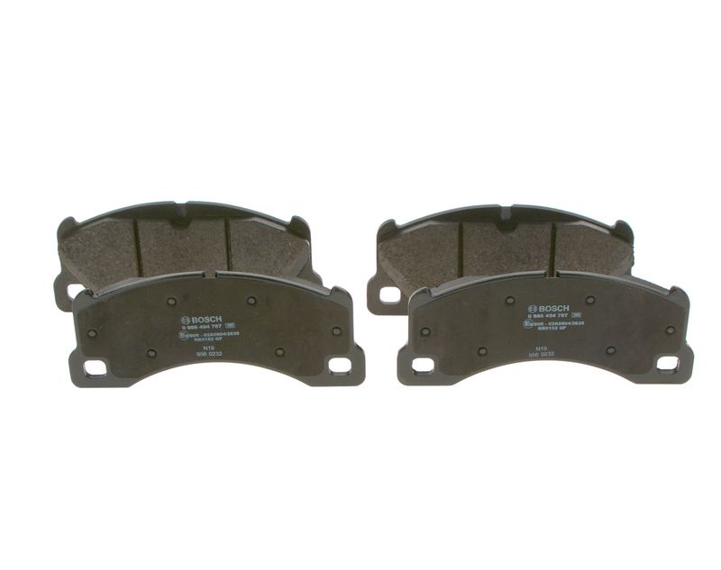 Brake Pad Set, disc brake BOSCH 0986494787