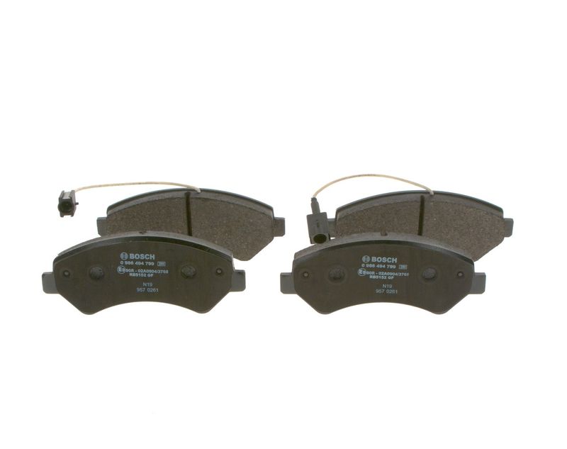 Brake Pad Set, disc brake BOSCH 0 986 494 799