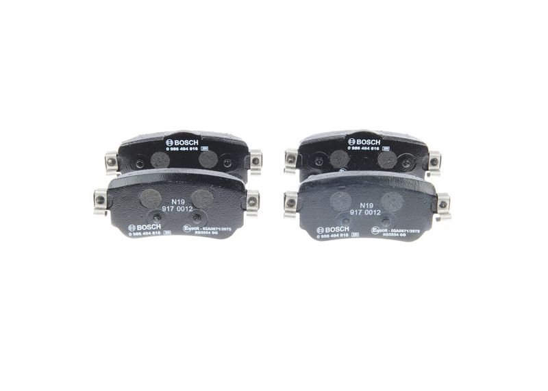 Brake Pad Set, disc brake BOSCH 0 986 494 816