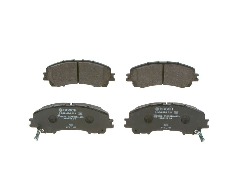 Brake Pad Set, disc brake BOSCH 0 986 494 821