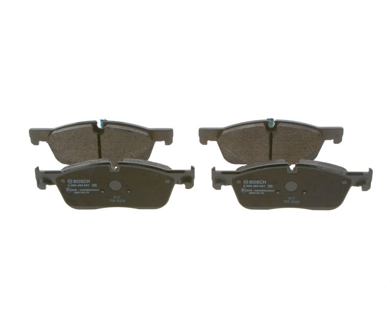 Brake Pad Set, disc brake BOSCH 0 986 494 831