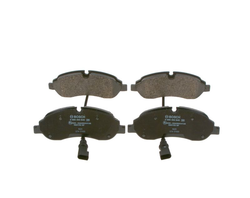 Brake Pad Set, disc brake BOSCH 0 986 494 845