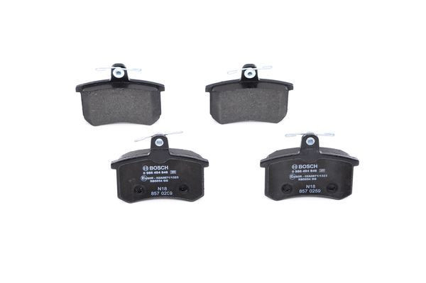 Brake Pad Set, disc brake BOSCH 0986494846