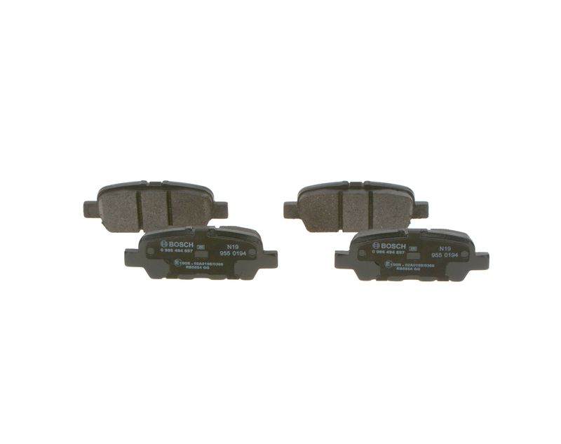 Brake Pad Set, disc brake BOSCH 0 986 494 857