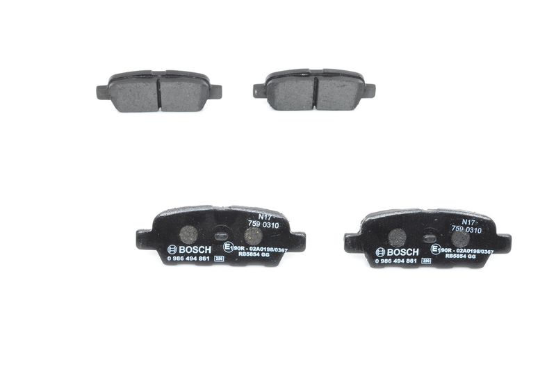 Brake Pad Set, disc brake BOSCH 0 986 494 861