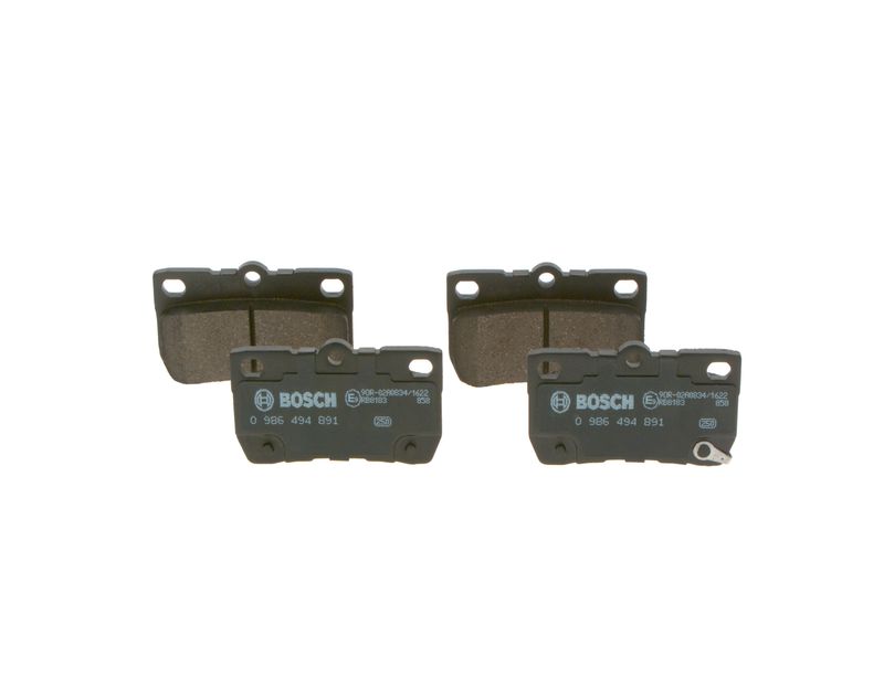 Brake Pad Set, disc brake BOSCH 0 986 494 891