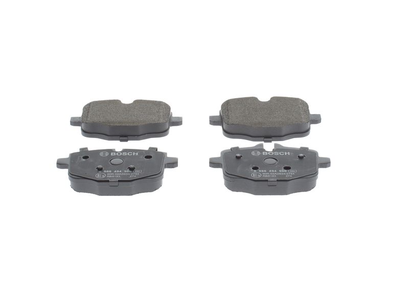 Brake Pad Set, disc brake BOSCH 0986494900