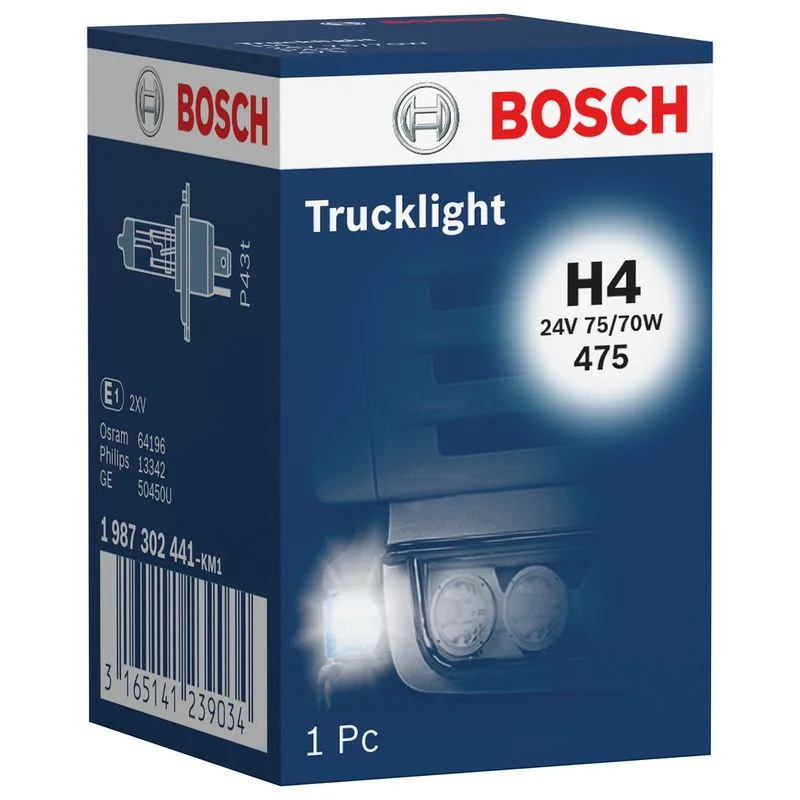 Bulb, high beam headlight BOSCH 1 987 302 441
