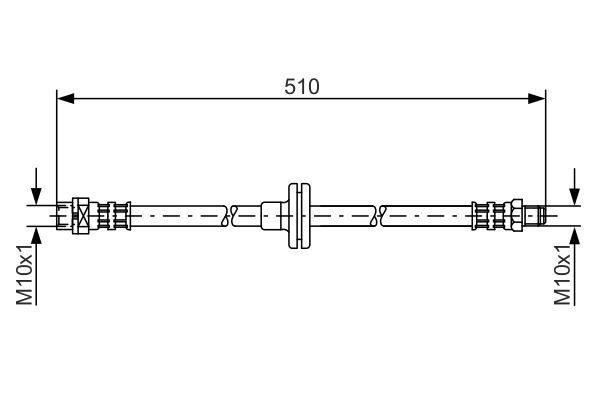 Brake Hose BOSCH 1 987 476 056