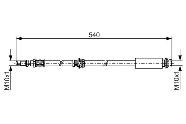 Brake Hose BOSCH 1 987 476 057