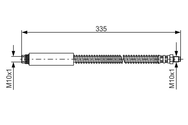 Brake Hose BOSCH 1 987 476 078