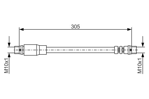 Brake Hose BOSCH 1 987 476 171