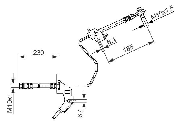 Brake Hose BOSCH 1 987 476 199