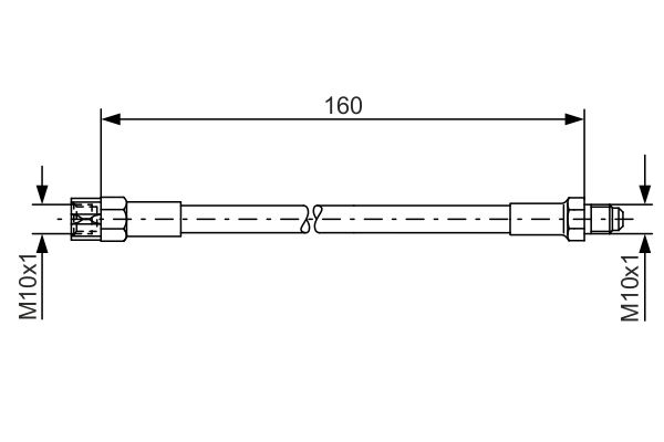 Brake Hose BOSCH 1987476230