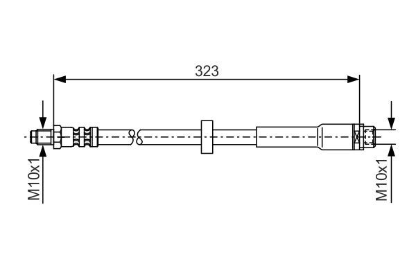 Brake Hose BOSCH 1 987 476 293