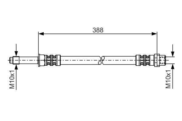 Brake Hose BOSCH 1987476300