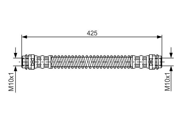 Brake Hose BOSCH 1 987 476 330