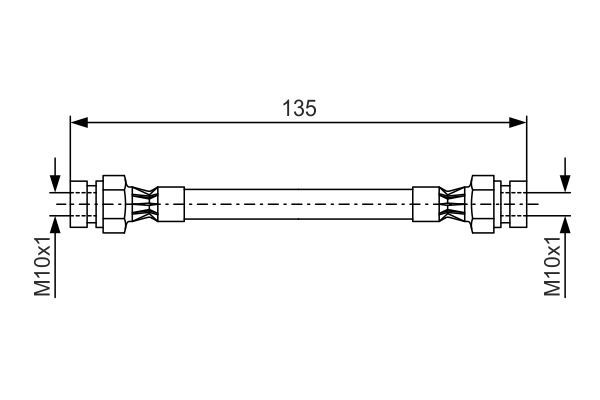 Brake Hose BOSCH 1 987 476 400