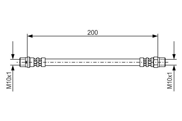 Brake Hose BOSCH 1 987 476 403