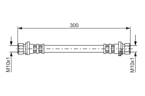 Brake Hose BOSCH 1 987 476 583