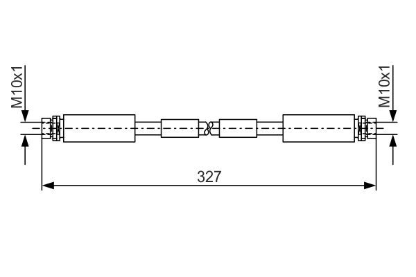 Brake Hose BOSCH 1 987 476 856