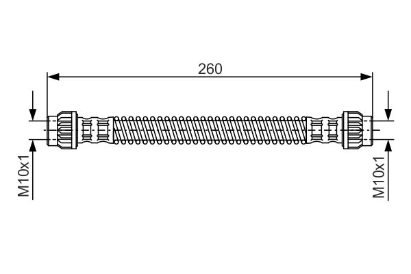 Brake Hose BOSCH 1 987 476 869