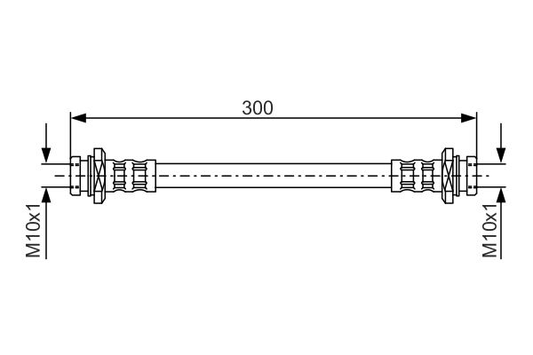 Brake Hose BOSCH 1 987 476 908