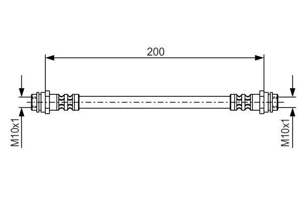 Brake Hose BOSCH 1 987 476 946