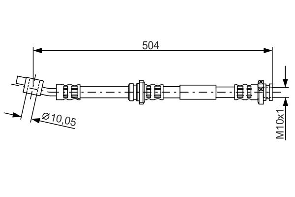 Brake Hose BOSCH 1 987 476 995