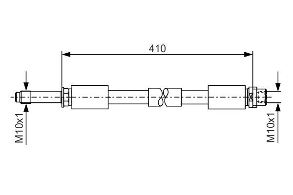 Brake Hose BOSCH 1 987 481 020