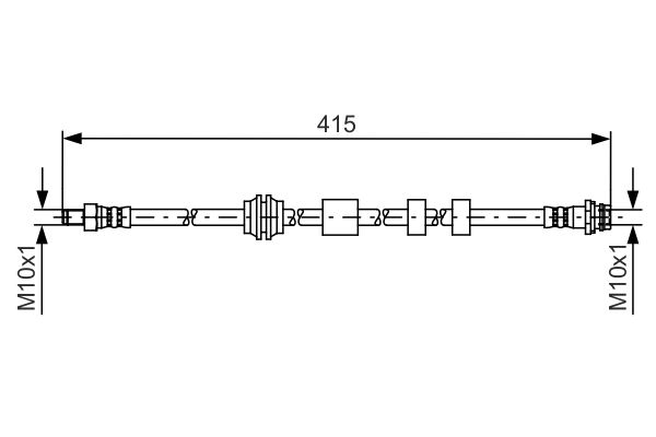 Brake Hose BOSCH 1 987 481 425