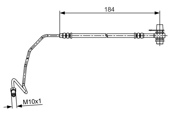 Brake Hose BOSCH 1 987 481 534