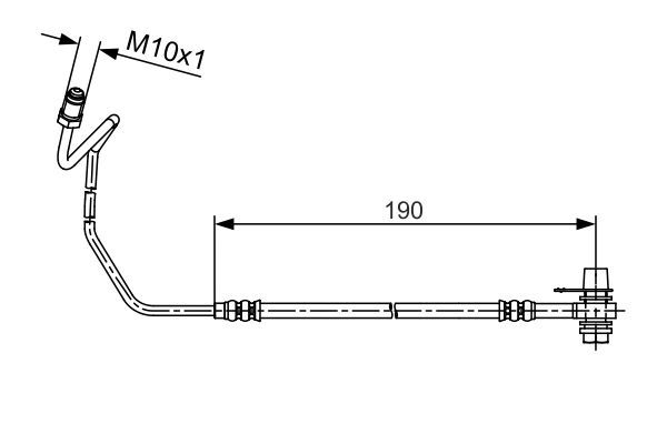 Brake Hose BOSCH 1 987 481 535