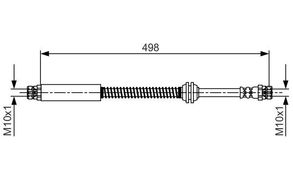 Brake Hose BOSCH 1 987 481 711