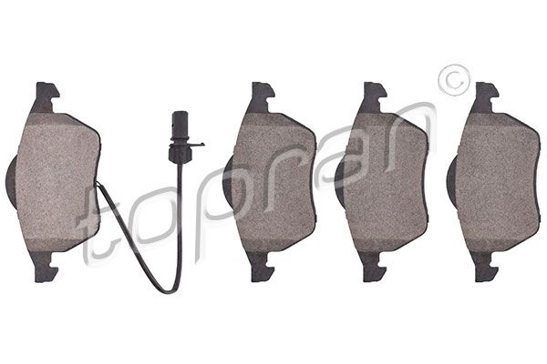 Brake Pad Set, disc brake TOPRAN 108 804