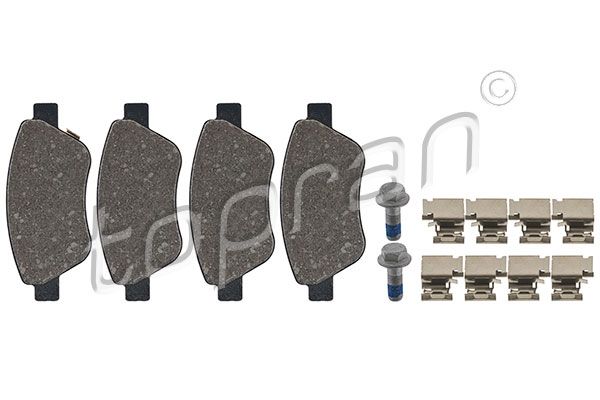 Brake Pad Set, disc brake TOPRAN 207 648