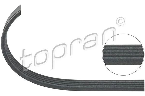 V-ribbed Belt TOPRAN 101 115