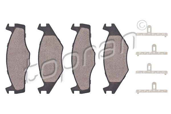 Brake Pad Set, disc brake TOPRAN 102 843