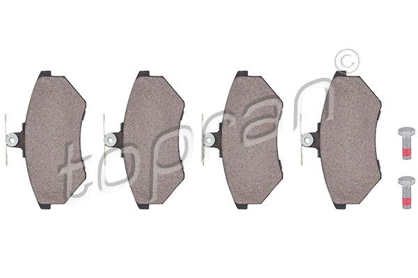 Brake Pad Set, disc brake TOPRAN 103 529